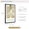 imageMCS Edgeline Metal Poster Frame BackLoading Picture Frame For Wall Art 16 x 24 Inch BrassBlack