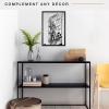imageMCS Edgeline Metal Poster Frame BackLoading Picture Frame For Wall Art 16 x 24 Inch BrassBlack