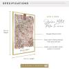 imageMCS Edgeline Metal Poster Frame BackLoading Picture Frame For Wall Art 16 x 24 Inch BrassBrass