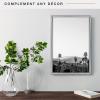 imageMCS Edgeline Metal Poster Frame BackLoading Picture Frame For Wall Art 16 x 24 Inch BrassSilver