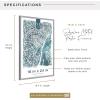 imageMCS Edgeline Metal Poster Frame BackLoading Picture Frame For Wall Art 16 x 24 Inch BrassSilver