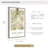 imageMCS Edgeline Metal Poster Frame BackLoading Picture Frame For Wall Art 16 x 24 Inch BrassSilver