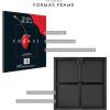 imageMCS Format Frame Black 12 x 12 in Single