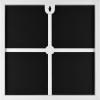imageMCS Format Picture Frames Gallery Wall Frames White 12 x 12 Single