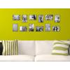 imageMCS Format Picture Frames Gallery Wall Frames White 5 x 7 6PackBlack