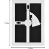 imageMCS Format Picture Frames Gallery Wall Frames White 5 x 7 6PackWhite