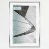 imageMCS Foundation 135x40 Poster Frame Traditional White Vertical ampamp Horizontal Wall Hanging Large Picture Frame for Photos Panoramics Posters ampamp Art Prints 1PackSilver