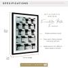 imageMCS Foundation 135x40 Poster Frame Traditional White Vertical ampamp Horizontal Wall Hanging Large Picture Frame for Photos Panoramics Posters ampamp Art Prints 1PackBlack