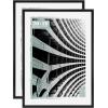 imageMCS Foundation 135x40 Poster Frame Traditional White Vertical ampamp Horizontal Wall Hanging Large Picture Frame for Photos Panoramics Posters ampamp Art Prints 1PackBlack