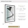 imageMCS Foundation 135x40 Poster Frame Traditional White Vertical ampamp Horizontal Wall Hanging Large Picture Frame for Photos Panoramics Posters ampamp Art Prints 1PackBlack