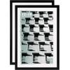 imageMCS Foundation 135x40 Poster Frame Traditional White Vertical ampamp Horizontal Wall Hanging Large Picture Frame for Photos Panoramics Posters ampamp Art Prints 1PackBlack