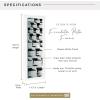 imageMCS Foundation 135x40 Poster Frame Traditional White Vertical ampamp Horizontal Wall Hanging Large Picture Frame for Photos Panoramics Posters ampamp Art Prints 1PackWhite