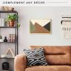 imageMCS Foundation 135x40 Poster Frame Traditional White Vertical ampamp Horizontal Wall Hanging Large Picture Frame for Photos Panoramics Posters ampamp Art Prints 1PackBrass