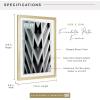 imageMCS Foundation 135x40 Poster Frame Traditional White Vertical ampamp Horizontal Wall Hanging Large Picture Frame for Photos Panoramics Posters ampamp Art Prints 1PackBrass