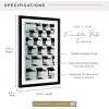 imageMCS Foundation 135x40 Poster Frame Traditional White Vertical ampamp Horizontal Wall Hanging Large Picture Frame for Photos Panoramics Posters ampamp Art Prints 1PackBlack
