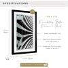 imageMCS Foundation 135x40 Poster Frame Traditional White Vertical ampamp Horizontal Wall Hanging Large Picture Frame for Photos Panoramics Posters ampamp Art Prints 1PackBlack