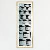 imageMCS Foundation 135x40 Poster Frame Traditional White Vertical ampamp Horizontal Wall Hanging Large Picture Frame for Photos Panoramics Posters ampamp Art Prints 1PackBrass