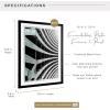 imageMCS Foundation 135x40 Poster Frame Traditional White Vertical ampamp Horizontal Wall Hanging Large Picture Frame for Photos Panoramics Posters ampamp Art Prints 1PackBlack