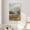 imageMCS Foundation 135x40 Poster Frame Traditional White Vertical ampamp Horizontal Wall Hanging Large Picture Frame for Photos Panoramics Posters ampamp Art Prints 1PackBrass
