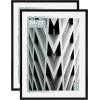 imageMCS Foundation 135x40 Poster Frame Traditional White Vertical ampamp Horizontal Wall Hanging Large Picture Frame for Photos Panoramics Posters ampamp Art Prints 1PackBlack