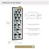 imageMCS Foundation 135x40 Poster Frame Traditional White Vertical ampamp Horizontal Wall Hanging Large Picture Frame for Photos Panoramics Posters ampamp Art Prints 1PackBlack
