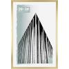 imageMCS Foundation 135x40 Poster Frame Traditional White Vertical ampamp Horizontal Wall Hanging Large Picture Frame for Photos Panoramics Posters ampamp Art Prints 1PackBrass