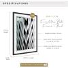 imageMCS Foundation 135x40 Poster Frame Traditional White Vertical ampamp Horizontal Wall Hanging Large Picture Frame for Photos Panoramics Posters ampamp Art Prints 1PackBlack