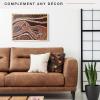 imageMCS Foundation 135x40 Poster Frame Traditional White Vertical ampamp Horizontal Wall Hanging Large Picture Frame for Photos Panoramics Posters ampamp Art Prints 1PackBrass