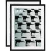 imageMCS Foundation 135x40 Poster Frame Traditional White Vertical ampamp Horizontal Wall Hanging Large Picture Frame for Photos Panoramics Posters ampamp Art Prints 1PackBlack