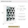 imageMCS Foundation 135x40 Poster Frame Traditional White Vertical ampamp Horizontal Wall Hanging Large Picture Frame for Photos Panoramics Posters ampamp Art Prints 1PackWhite