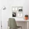 imageMCS Gallery Document Frame Set Certificate Frames Fit 85 x 11 Diplomas Documents ampamp Certificates Gray Woodgrain 4Pack