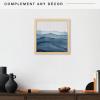 imageMCS Gallery Wooden Frame for Canvas Art Boards Photos and more Natural 12x12 Inch