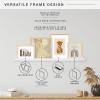imageMCS Gallery Wooden Frame for Canvas Art Boards Photos and more Natural 12x12 Inch