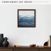 imageMCS Gallery Wooden Frame for Canvas Art Boards Photos and more Walnut 12x12 Inch