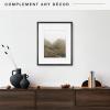 imageMCS Gallery Wooden Picture Frame for Canvas Art Boards Photos and more White 8x10 with 5x7 MatBlack