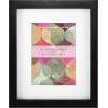 imageMCS Gallery Wooden Picture Frame for Canvas Art Boards Photos and more White 8x10 with 5x7 MatBlack