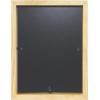 imageMCS Gallery Wooden Picture Frame for Canvas Art Boards Photos and more White 8x10 with 5x7 MatNatural