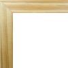 imageMCS Gallery Wooden Picture Frame for Canvas Art Boards Photos and more White 8x10 with 5x7 MatNatural