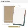 imageMCS Gallery Wooden Picture Frame for Canvas Art Boards Photos and more White 8x10 with 5x7 MatWhite