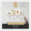 imageMCS Gallery Wooden Picture Frame for Canvas Art Boards Photos and more White 8x10 with 5x7 MatWhite