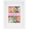 imageMCS Gallery Wooden Picture Frame for Canvas Art Boards Photos and more White 8x10 with 5x7 MatWhite