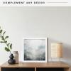 imageMCS Gallery Wooden Picture Frame for Canvas Art Boards Photos and more White 8x10 with 5x7 MatWhite