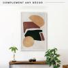 imageMCS Gallery Wooden Picture Frame for Canvas Art Boards Photos and more White 8x10 with 5x7 MatWhite