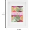 imageMCS Gallery Wooden Picture Frame for Canvas Art Boards Photos and more White 8x10 with 5x7 MatWhite