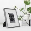 imageMCS Master ampamp Co Foundry Metal Gallery Wall Frame Dark Silver 8 x 10 in matted to 4 x 6 inDark Silver