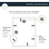 imageMCS Master ampamp Co Foundry Metal Gallery Wall Frame Dark Silver 8 x 10 in matted to 4 x 6 inDark Silver