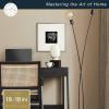 imageMCS Master ampamp Co Foundry Metal Gallery Wall Frame Dark Silver 8 x 10 in matted to 4 x 6 inDark Silver
