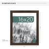 imageMCS Museum Poster Frame 18x24 Medium Oak Woodgrain Vertical ampamp Horizontal Wall Hanging Large Picture Frame for Photos Posters ampamp Art Prints 1PackEspresso Woodgrain