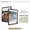 imageMCS Museum Poster Frame 18x24 Medium Oak Woodgrain Vertical ampamp Horizontal Wall Hanging Large Picture Frame for Photos Posters ampamp Art Prints 1PackEspresso Woodgrain