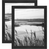 imageMCS Museum Poster Frame 18x24 Medium Oak Woodgrain Vertical ampamp Horizontal Wall Hanging Large Picture Frame for Photos Posters ampamp Art Prints 1PackOnyx Woodgran